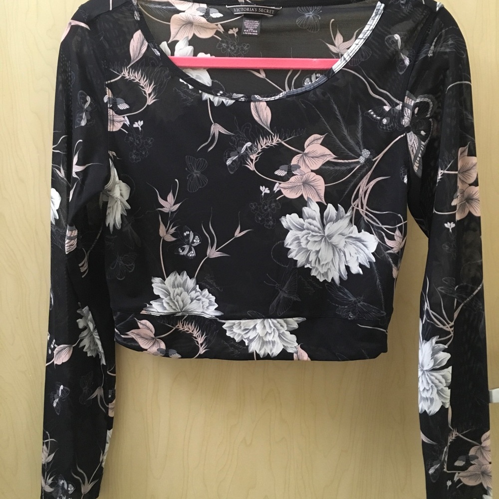 VS Floral Print Crop Top